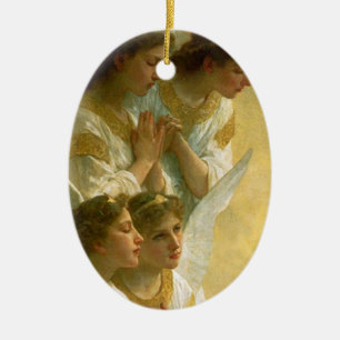 Engel Bouguereau Keramik Ornament