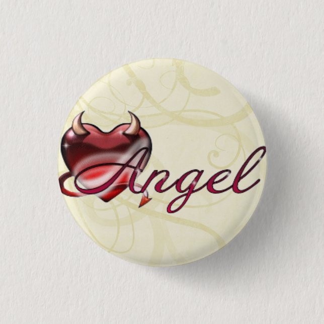 Engel Button (Vorderseite)