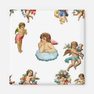 Engel Cherub antik Magnet