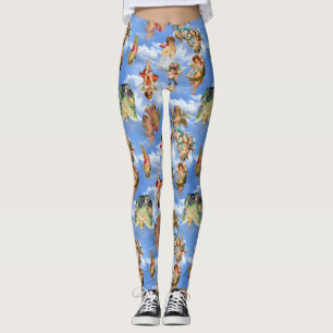 Engel Cherub Wolken antike himmlische viktorianisc Leggings