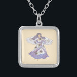 Engel der christlichen Lilie Blume Versilberte Kette<br><div class="desc">Lily Angel Necklace, Angel Bekleidung, Angel T - Shirt, Angel Geschenke von ArtMuvz Illustration. Matching Charming Lily Angel T - Shirt für Mama, Vater, Kinder, Baby. Christlicher Engel Geburtstag und Weihnachtsgeschenke, Tote Tasche, Tasse, Hut. Engel-Geschenke sind eine nachdenkliche und sinnvolle Art, jemandem zu zeigen, den man pflegt. Engel-Geschenke können religiös...</div>