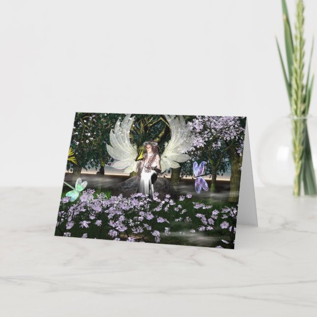 Engel der Dankbarkeit Karte (Vorderseite)