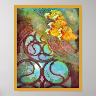 Engel der Glocken 1912 von Edmund Dulac Poster