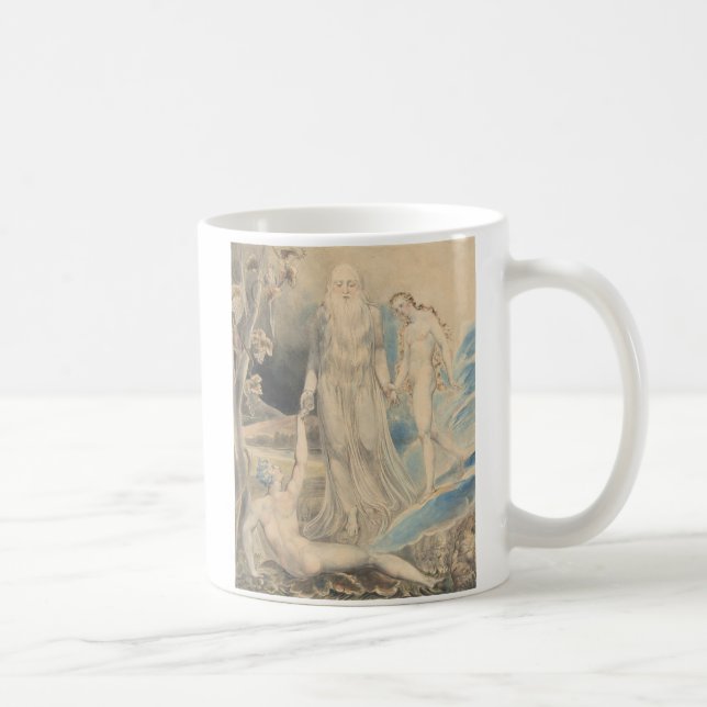 Engel der göttlichen Anwesenheit, die Adam Eve Kaffeetasse (Rechts)