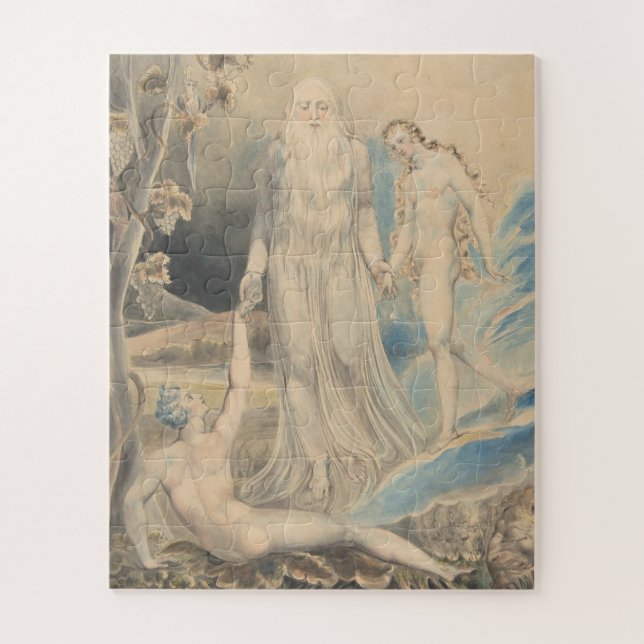 Engel der göttlichen Anwesenheit, die Adam Eve Puzzle (Vertikal)