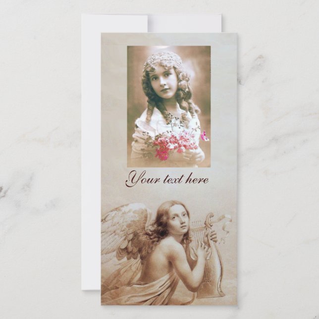 ENGEL, DER LYRA ÜBER DEN WOLKEN SPIELT (Vorderseite)