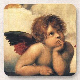 Engel der Sixtinischen Madonna von Raphael Sanzio Untersetzer