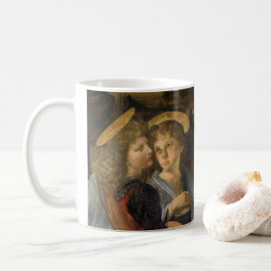 Engel der Taufe Christi von Leonardo da Vinci Tasse