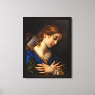Engel der Verkündigung von Carlo Dolci Leinwanddruck