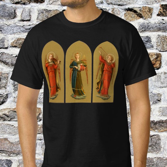 Engel der Weihnachtsmusik, Vintage Renaissance T-Shirt (Von Creator hochgeladen)