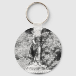 Engel des Central Park NYC. Schlüsselanhänger