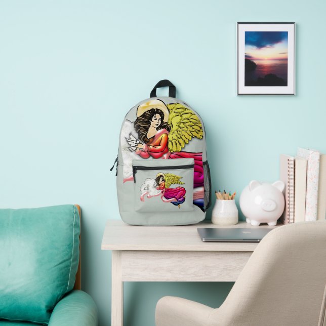 Engel des Friedens und der Harmonie Bedruckter Rucksack (InSitu)