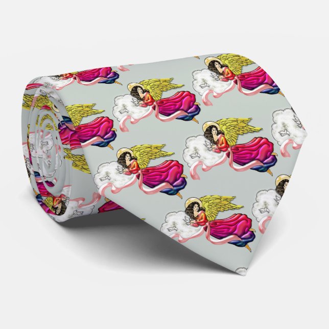 Engel des Friedens und der Harmonie Krawatte (Gerollt)