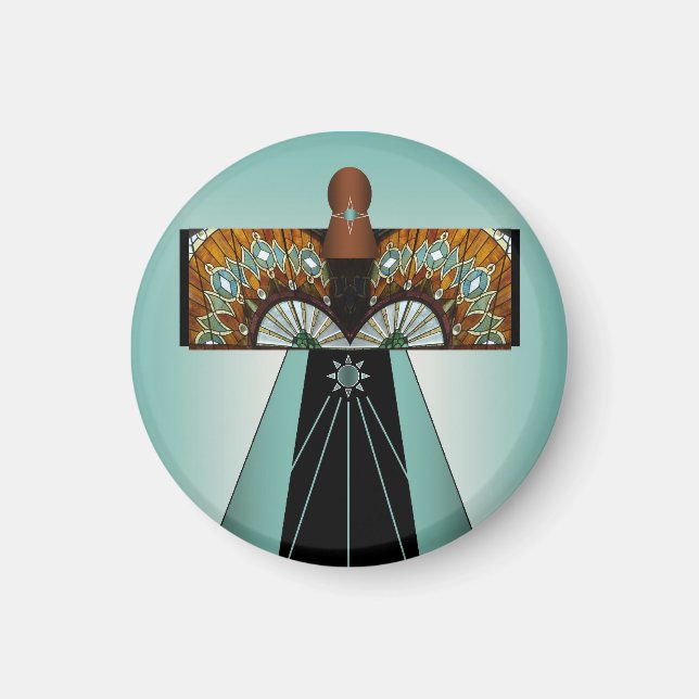 Engel des Grüns Magnet (Vorne)