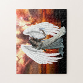 Engel des Qualpuzzlespiels Puzzle