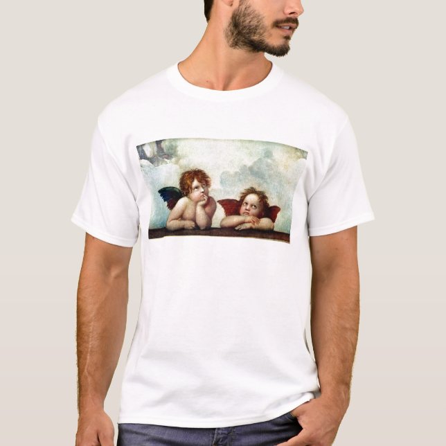 Engel des Sistine Madonna T-Shirt (Vorderseite)