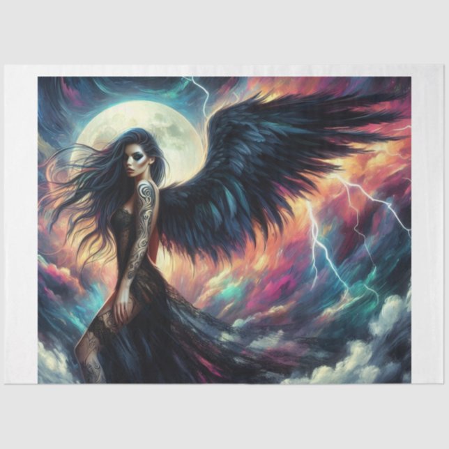 Engel des Sturms Seidenpapier (Vorderseite)