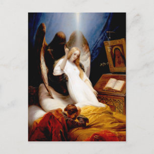 Engel des Todes durch Horace Vernet (1851) Postkarte