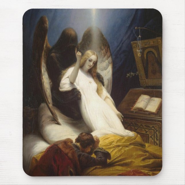 Engel des Todes (Gehe zum Himmel) (Horace Vernet) Mousepad (Vorne)