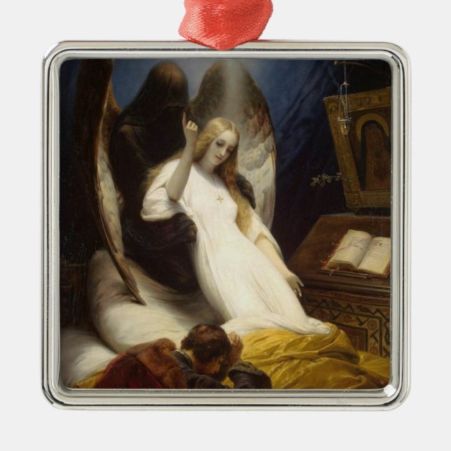 Engel des Todes (Gehe zum Himmel) (Horace Vernet) Ornament Aus Metall (Vorne)