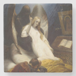 Engel des Todes (Gehe zum Himmel) (Horace Vernet) Steinuntersetzer