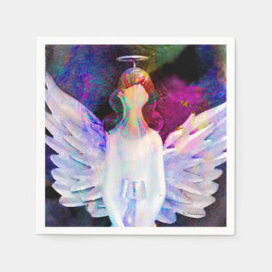 Engel des "Tranquility Standard" Cocktail Napkins Serviette