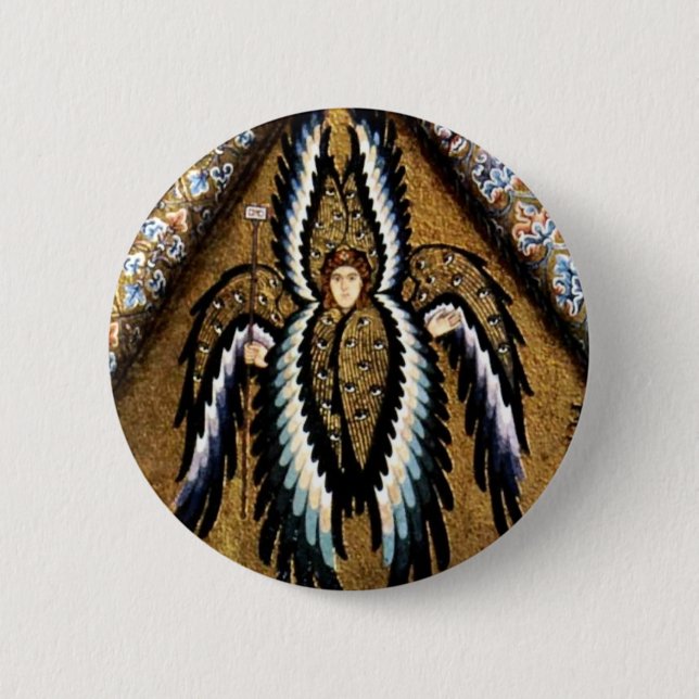 Engel durch Meister Von Cefalã ¹ (beste Qualität) Button (Vorderseite)