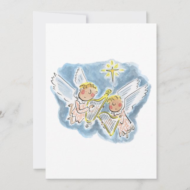 Engel Einladung (Vorderseite)