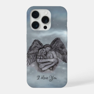 Engel Eros in Liebe , ich liebe dich iPhone 15 Pro Hülle