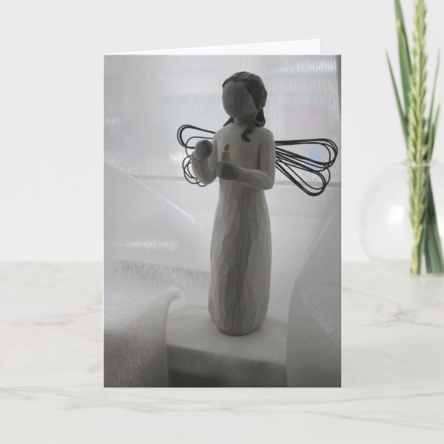 Engel Feiertagskarte (Vorderseite)