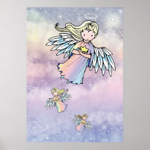 Engel Flug Poster von Molly Harrison