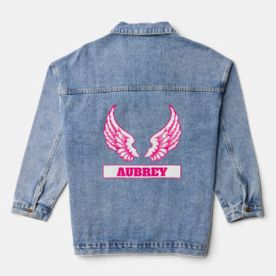 Engel Flügel Denim Jacke