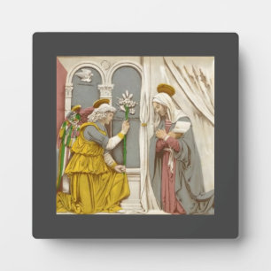 Engel Gabriel Die Verkündigung an Maria Fotoplatte