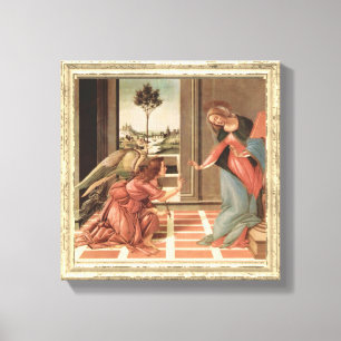 Engel Gabriel und Maria Leinwanddruck