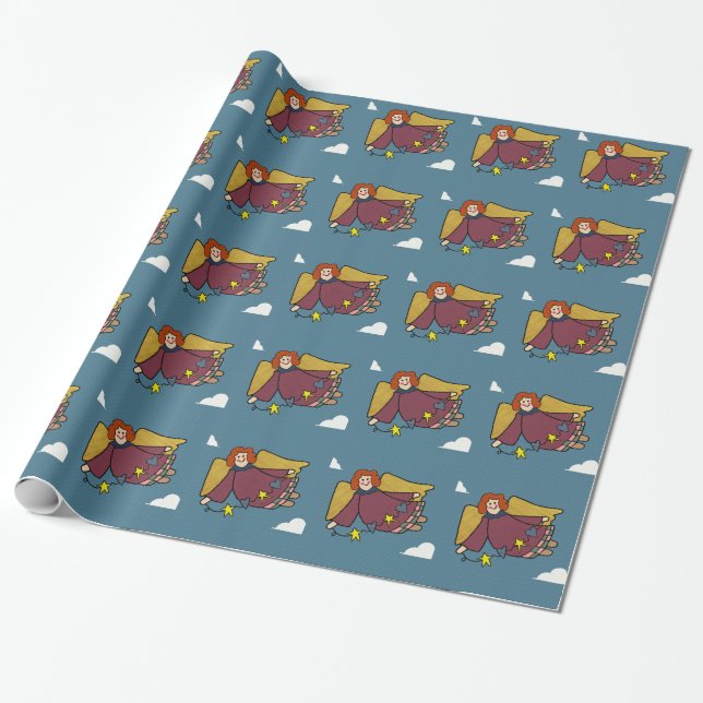 Engel Geschenkpapier (Ungerollt)