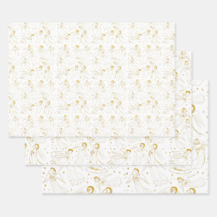 Engel Geschenkpapier Set