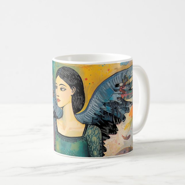 Engel-Glanz-Kunst Kaffeetasse (VorderseiteRechts)