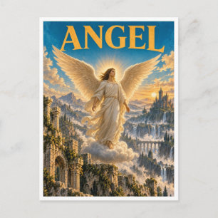 Engel, Gothic Fantasy Monster Postkarte