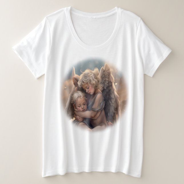 Engel Große Größe T-Shirt (Design vorne)