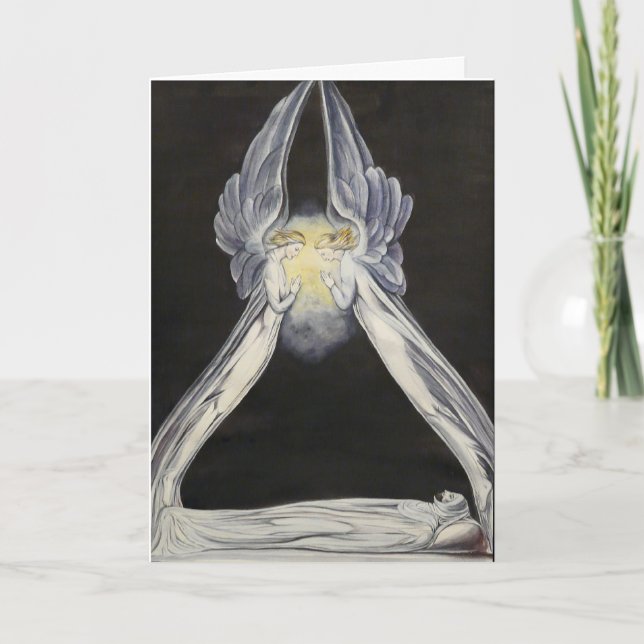 Engel im Grab/Art-Oaster Feiertagskarte (Vorderseite)
