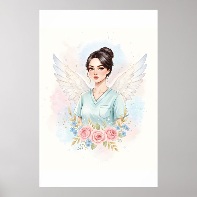 Engel im Kittel  Poster (Vorne)