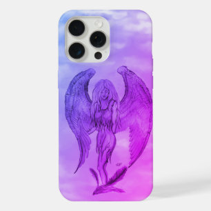 Engel im Tattoo-Stil iPhone 15 Pro Max Hülle