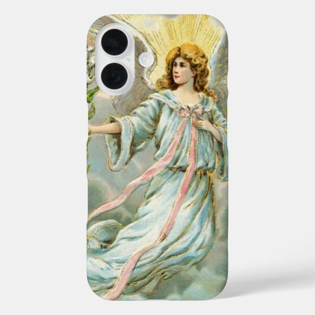 Engel in Blau Case-Mate iPhone Hülle (Rückseite)