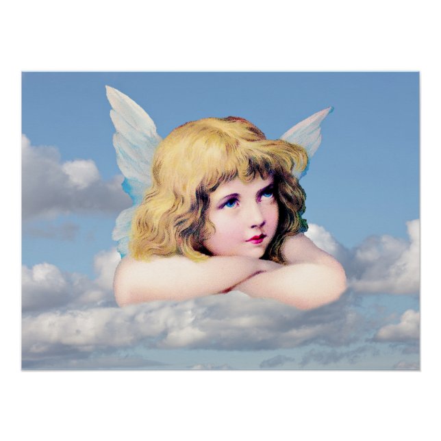 Engel in den Wolken Poster (Vorderseite)
