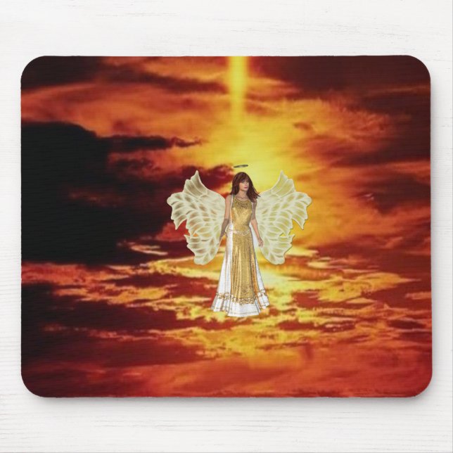 Engel in der Himmel-Mausunterlage Mousepad (Vorne)