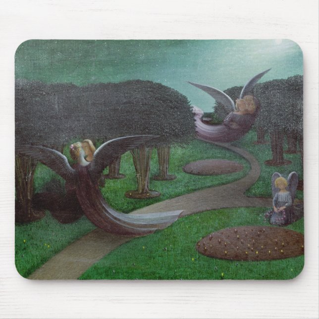 Engel in der Nacht, 1896 Mousepad (Vorne)