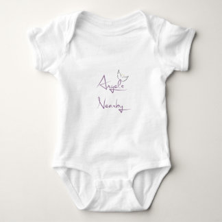 Engel in der Nähe Glaubens-/Taufgeschenk Baby Show Strampler
