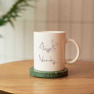 Engel in der Nähe Spirituelles Motivationsgeschenk Tasse