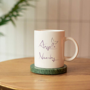 Engel in der Nähe Spirituelles Motivationsgeschenk Tasse