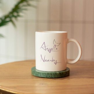 Engel in der Nähe Spirituelles Motivationsgeschenk Tasse